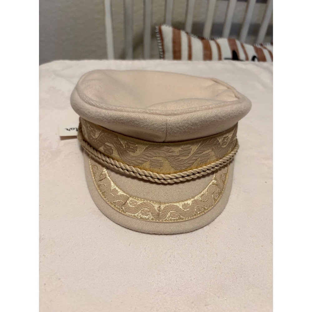 Lack Of Color Cream and Gold Hat